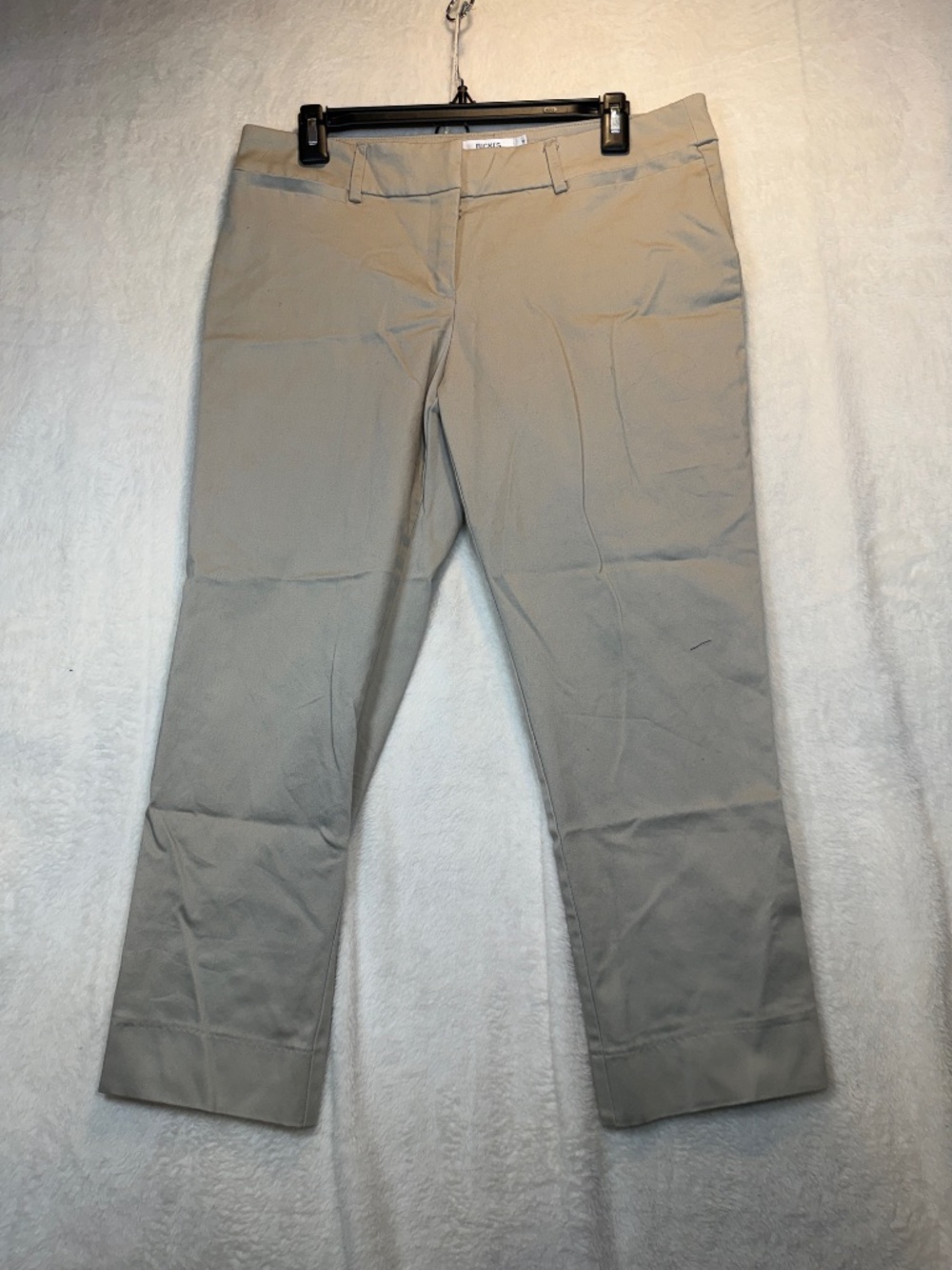 Ricki's Capri Pants Womens Size 8 Beige Stretch Hiking Coastal Golf Academia - Picture 4 of 8